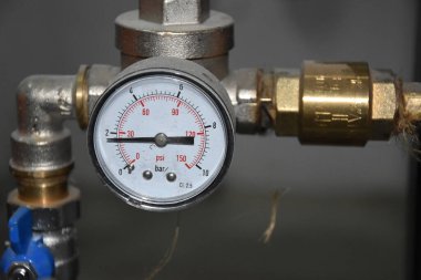 Kolayca okunabilir ekranı olan yüksek kaliteli manometre - PSI - Çubuk Basınç Göstergesi