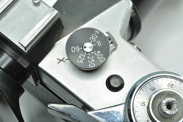 ソ連製のフォトニパー300Mmカメラのクローズアップ — ストック写真