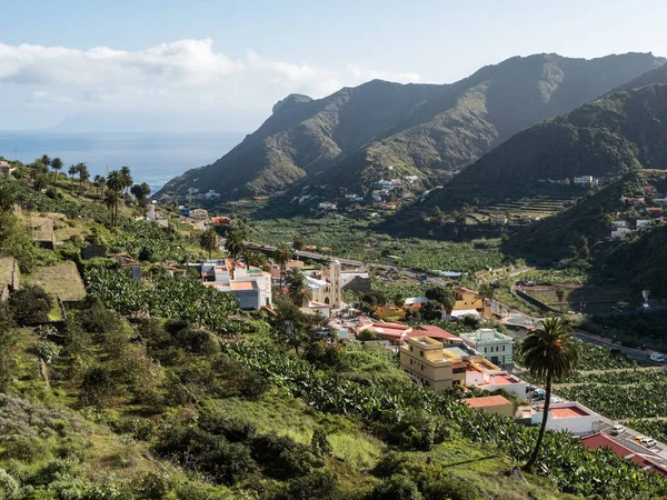 Hermigua Village Island Gomera Canary Islands — Stock Photo, Image