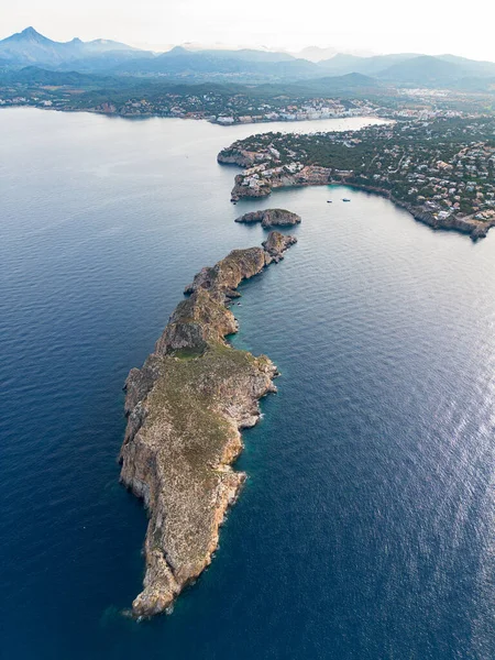 Aerial View Malgrats Islands Santa Ponsa Bay Mallorca — Stock Photo, Image