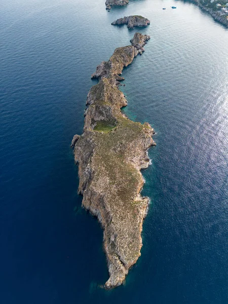 マルグラト諸島の空の景色 サンタ ポンサ マヨルカ島 地中海 — ストック写真