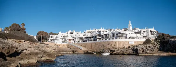 Binibeca Spanya Ocak 2024 Menorca Balearic Adaları Ndaki Eski Binibeca — Stok fotoğraf