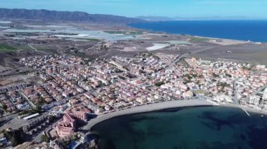 Murcia 'da Calabardina hava manzaralı