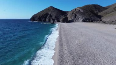 Playa de los Muertos Plajı Cabo de Gata Doğa Parkı, Almerya, Endülüs