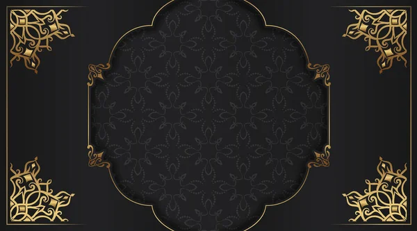 Lüks süs mandala, vektör tasarımı