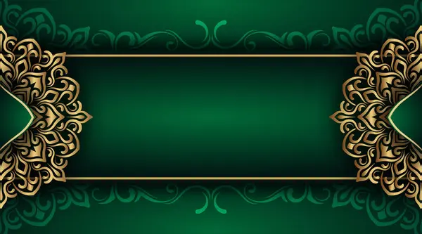 Altın mandala süslemeli lüks bir arka plan.