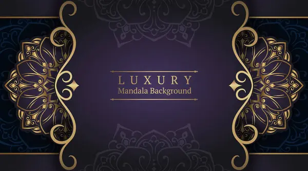 Mandala süslemeli lüks bir arkaplan