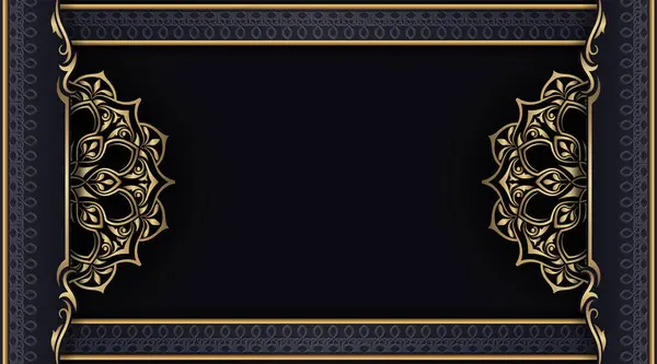 Lüks mandala arka plan, yuvarlak dekorasyon