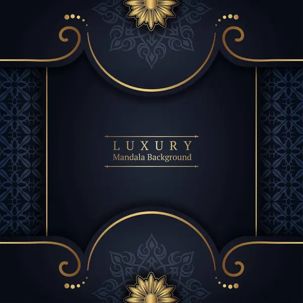 Mandala süslemeli lüks bir arkaplan