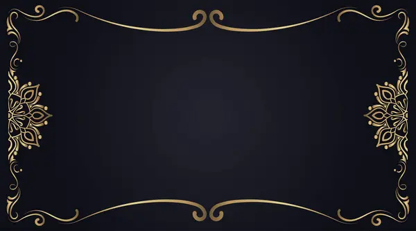 Çiçek süsü çerçeve ve mandala