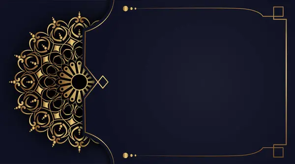 Mandala süsü ile mor lüks arka plan