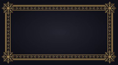 Altın mandala süslemeli lüks bir arka plan.