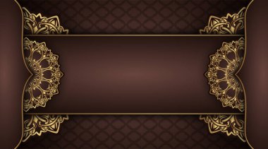 Lüks mandala arka plan, yuvarlak dekorasyon