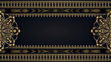 Lüks mandala arka plan, yuvarlak dekorasyon