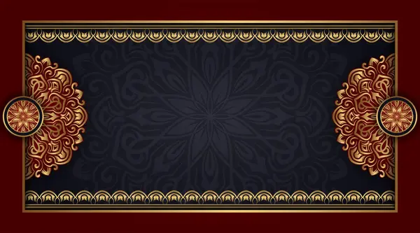 Altın mandalalı basit çerçeve