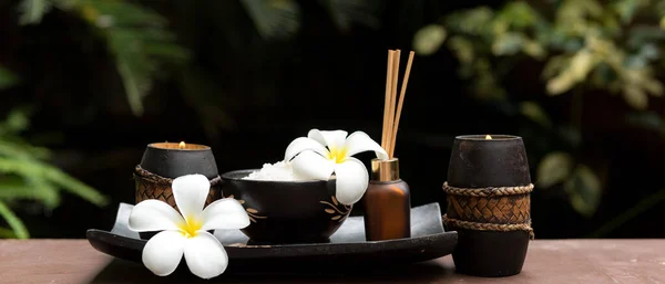Massagem Spa Tailandesa Spa Beleza Cosmética Tratamento Terapia Aromaterapia Para — Fotografia de Stock