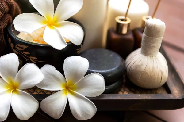 Spa Kauneus Hieronta Terve Hyvinvointi Tausta Spa Thai Hoito Aromaterapia — kuvapankkivalokuva