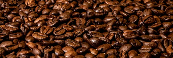 surface covered with freshly roasted coffee bean