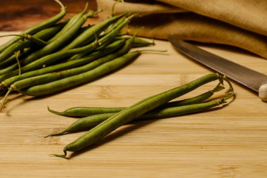 Tahtadaki yeşil fasulye 