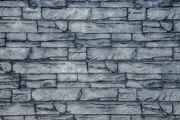 Textur Tryckt Cement Sten Imitation Vägg — Stockfoto