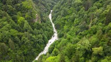 Türkiye 'nin önemli turizm merkezlerinden biri olan ve Rize' de bulunan Fırtına Vadisi 'nin görüntüleri.