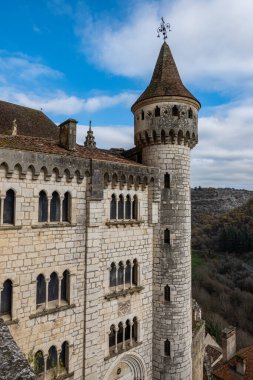 Rocamadour is old medieval town, Perigord Noir in Dordogne, France.