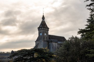 Rocamadour is old medieval town, Perigord Noir in Dordogne, France.