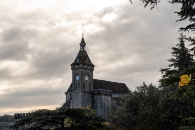 Rocamadour is old medieval town, Perigord Noir in Dordogne, France.
