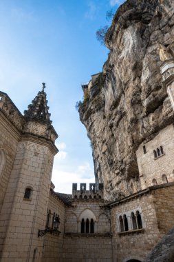 Rocamadour is old medieval town, Perigord Noir in Dordogne, France.