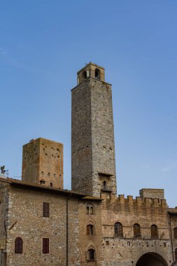 San Gimignano medieval town in the province of Siena, Italy.