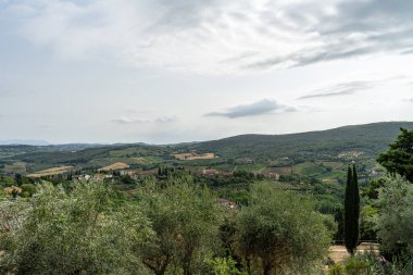 San Gimignano medieval town in the province of Siena, Italy.