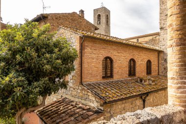 San Gimignano medieval town in the province of Siena, Italy.