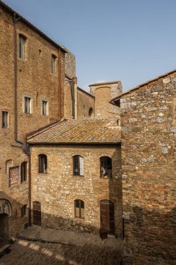 San Gimignano medieval town in the province of Siena, Italy.