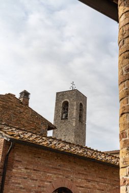 San Gimignano medieval town in the province of Siena, Italy.