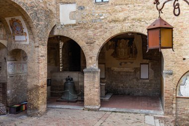 San Gimignano medieval town in the province of Siena, Italy.