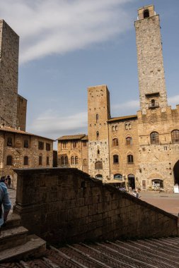San Gimignano medieval town in the province of Siena, Italy.