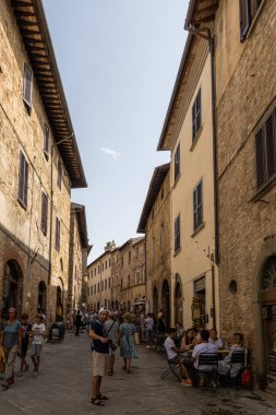 San Gimignano medieval town in the province of Siena, Italy.