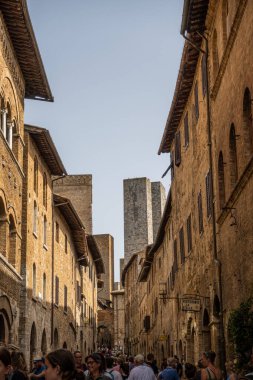 San Gimignano medieval town in the province of Siena, Italy.