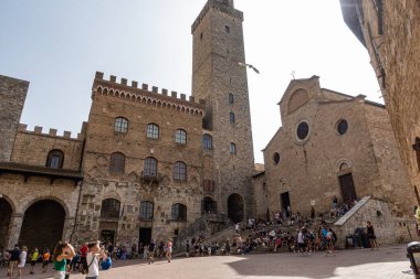 San Gimignano medieval town in the province of Siena, Italy.