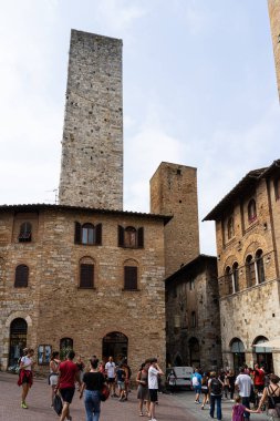 San Gimignano medieval town in the province of Siena, Italy.