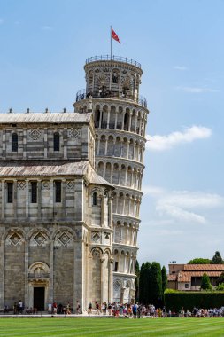 Leaning Tower and Cathedral of Pisa in Italy.
