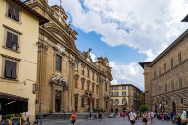 İtalya, Floransa 'daki Piazza Della Signoria.