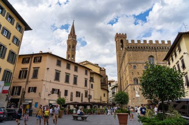 İtalya, Floransa 'daki Piazza Della Signoria.