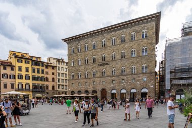 İtalya, Floransa 'daki Piazza Della Signoria.