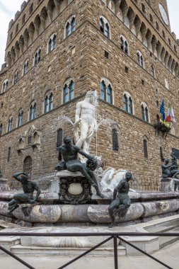 İtalya, Floransa 'daki Piazza Della Signoria.