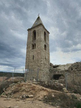 Sau rezervuarındaki bataklık, Katalonya, İspanya