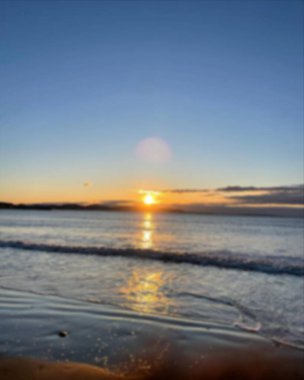 Doğa manzarası ve şehir manzarası bulanık 