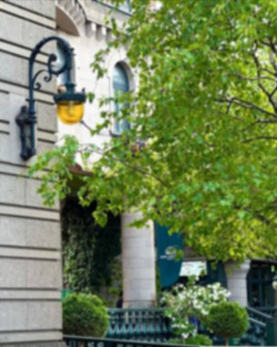 Doğa manzarası ve şehir manzarası bulanık 