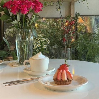 Güzel bir buket çiçek, yakın çekim.