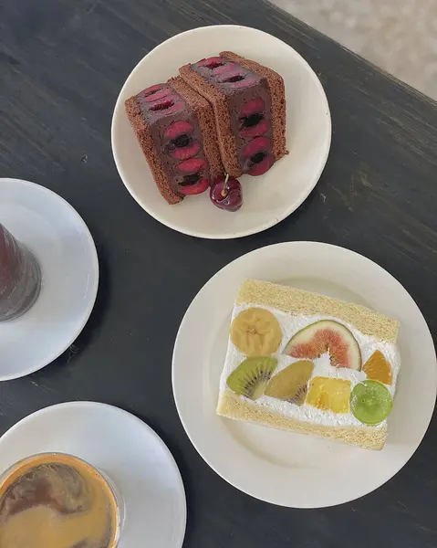 Lezzetli yiyeceklerin yakın görüntüsü